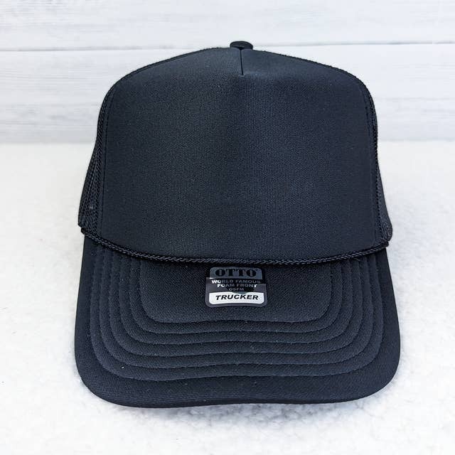 With Rope Black Foam Trucker Hat Foam Trucker Hat U2013 Red Label